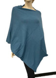 Teal  Beautiful Ponchos, cosy and warm for mid session wear or inside cooler areas. Made from 50% wool and 50% Viscose. Great colours that will match all colours.