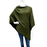 Olive Green - Multiway wearing poncho