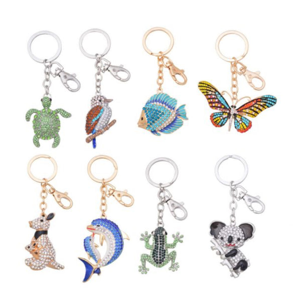 8 beautiful Aussie design bling keyrings
