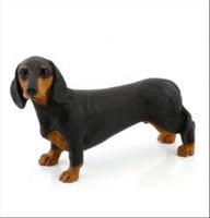 Leonardo Design - Black & Tan Dachshund - Made from Resin - life like design