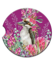Absorbent Coaster - Blush Kookaburras