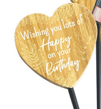 Bamboo Plant Pop with Metal Stick - Whishing you lots of Happy on your Birthday