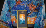 Indigenous Australia Art - Grow Big Turtle by Chernee Sutton - Scarf