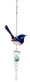 Blue Wren Spinner Tail Up - Aqualung Chrystal, 38cm H