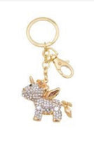 Unicorn Diamond Bling keyrings