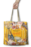 Champagne is always Appropriate shopping bag by Lisa Pollock