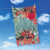 100% Cotton Tea Towels - Festive Bouquet