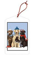 Winter Dogs -  MLT 313 Christmas Tags Pack of 6