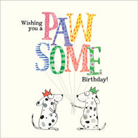 Twigseeds - Birthday Card - Wishing you a pawsome Birthday