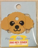 Poodle key cover - Blonde
