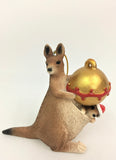 Kangaroo Christmas ornament made from resin by Bristlebrush