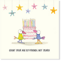 TwigSeeds - Birthday Card - Count your Age by Friends