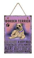 Bright Metal Dog Breed Sign