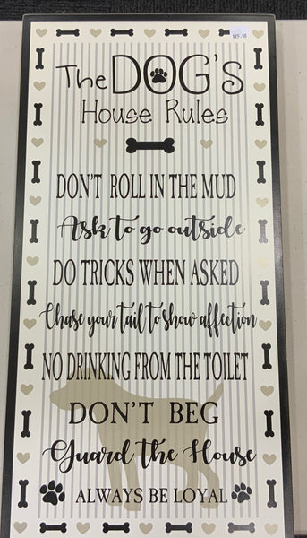 The Dogs House Rules