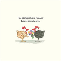 TwigSeeds - Friendship Card - Friendship is like a rainbow between two hearts