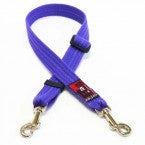 Adjustable Double snap lead 70 to 120cm in length - Colour Purple