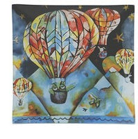 Beautifully Illustrated Balloons Plate.  Dishwasher Safe size 20cm x 20cm and boxed