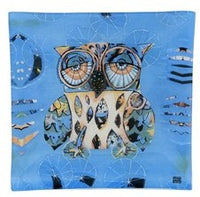 Beautifully Illustrated Owl Plate.  Dishwasher Safe size 20cm x 20cm and boxed
