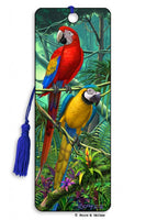 Parrots 3D Bookmark