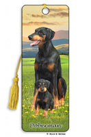 Doberman 3D Bookmark