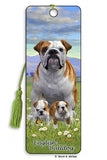 English Bulldog 3D Bookmark