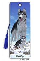 Husky 3D Bookmark