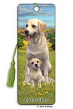 Yellow Labrador 3D Bookmark