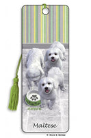 Maltese 3D Bookmark