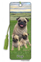 Pug 3D Bookmark