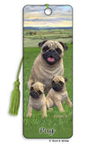 Pug 3D Bookmark