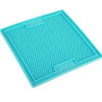 Lickimat Smooth Blue, great for anxious pets - cat or dog. Use gravy, peanut butter or smooth your pets favourite food on to mat for times of anxiety where licking helps settle your anxious pet.