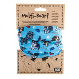 Multi Scarf or Scrunchie - Dog Pattern