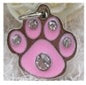 Pink - 18mm Pet tags - wearable as a wonderful fashion accessory or as a name tag.  Various colours to pick from.