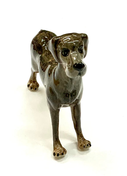 Ceramic Great Dane in Blue grey colour