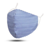 Navy Slim Stripe Maskit Mask sold with 3 filters