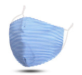 Blue Slim Striped Maskit Mask sold with 3 filters