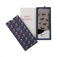 Christmas Dash Sock Card - Ladies