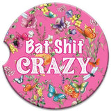 Absorbent Coaster - Bat Shit Crazy