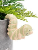 Ceramic Caterpillar in Green