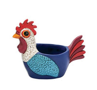 Baby Rooster Planter by Rikaro - W 14cm x H 7.5cm.  Great additions to any house or garden.