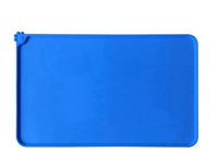 Silicone Pet Mat 30cm x 48cm Food Mat In Blue