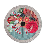 Wine Time wine glass coaster