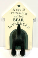 Dog Lead Hooks - For a Spoilt Rotten Dog