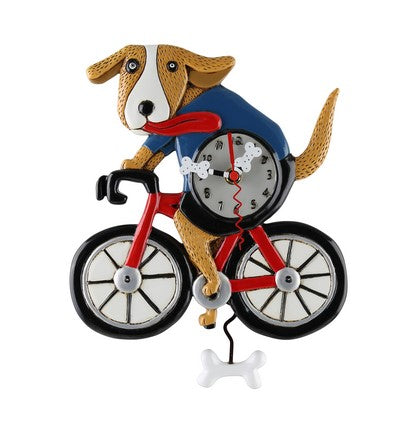 Bicycle Dog Clock by Allen Designs