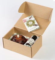 Mini eucalyptus Gift Box open