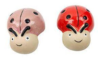 Beautiful Ceramic Lady Bug Pot Hanger - Available in 2 colours, Red & Pink. Sold separately.  Dimension : H7cm X 5cm X 5cm