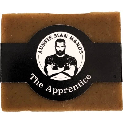 The Apprentice is a natural, handmade soap to scrub and lather the dirt and grime from a hard days work right off.