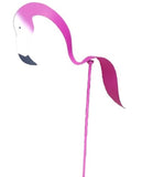 Beautiful and elegant metal dancing Flamingos in hot pink.