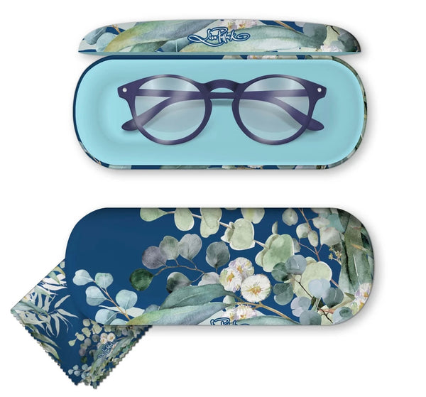Glasses Case with cleaning cloth - Native Euclypt