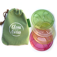 Picnic  - Glass on the Grass Set of 4 coasters per pack